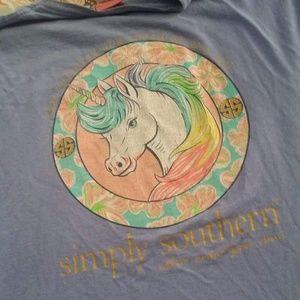 Simply Southern XXL Pastel Unicorn Shirt